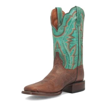 Dan Post Babs Western Boots - Brown/Green #8