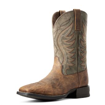 Ariat Mens Amos Western Boots - Sorrel Crunch