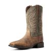 Ariat Mens Amos Western Boots - Sorrel Crunch