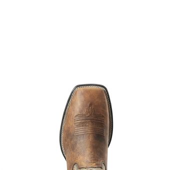 Ariat Mens Amos Western Boots - Sorrel Crunch #5