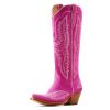 Ariat Women's Casanova Western Boot - Haute Pink Suede