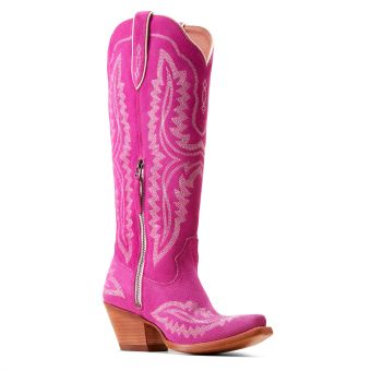 Ariat Women's Casanova Western Boot - Haute Pink Suede #3