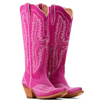 Ariat Women's Casanova Western Boot - Haute Pink Suede #4