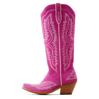 Ariat Women's Casanova Western Boot - Haute Pink Suede #5