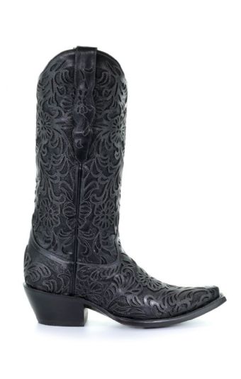 Corral Ladies Black Full Inlay Western Boots #2