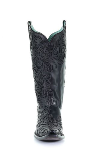 Corral Ladies Black Full Inlay Western Boots #3