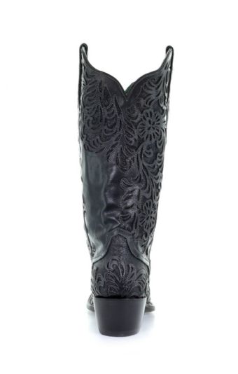 Corral Ladies Black Full Inlay Western Boots #4