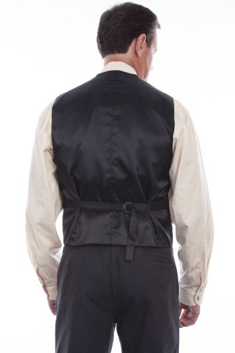 Scully Men's Rangewear Silk Paisley Vest - Grey #2