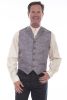 Scully Men's Rangewear Silk Paisley Vest - Grey