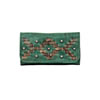 American West Tribal Weave Tri-Fold Wallet - Turquoise