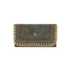 American West Ladies' Mesilla Tri-Fold Wallet - Turquoise