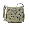American West Hill Country Zip Top Crossbody - Sand