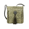 American West Lariats And Lace Messenger Bag - Sand