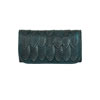 American West Freedom Feather Ladies' Tri-fold Wallet - Dark Turquoise