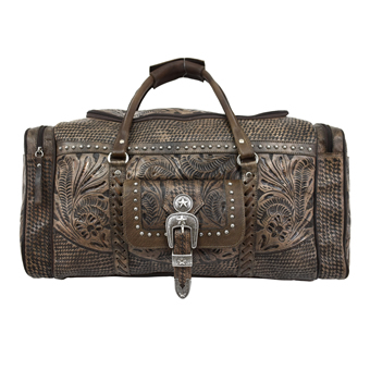 American West Retro Romance Rodeo Bag - Distressed Charcoal