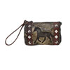 American Hitchin' Post Wristlet - Distressed Charcoal
