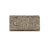 American West Hand Tooled Tri-Fold Wallet - Sand