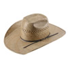 American Hat Co 20★ 3200 Fancy Vent Two-Tone Straw Hat - Wheat/Grey