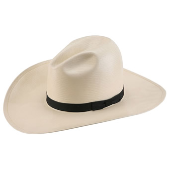 American Hat Co 20★ 5604 Solid Weave Straw Hat - Ivory #2