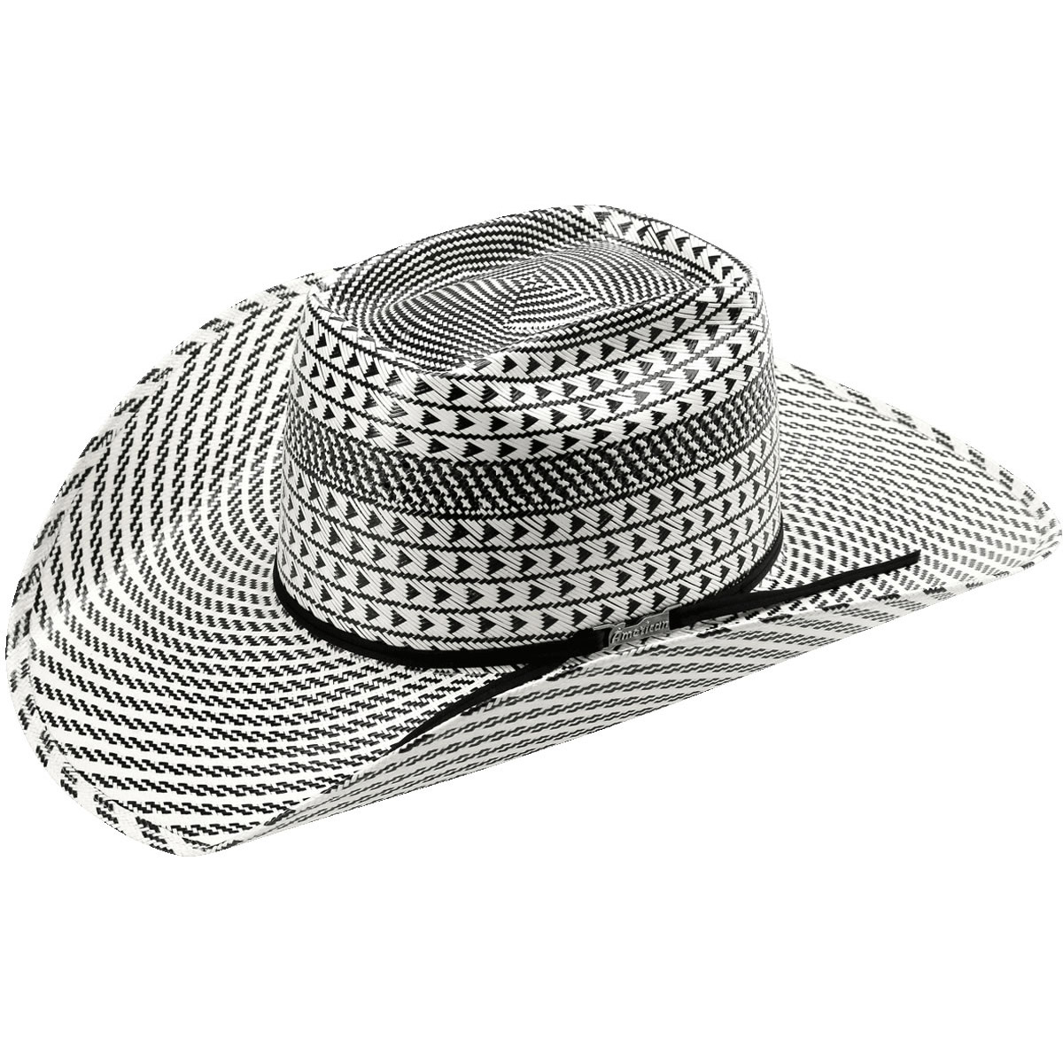 Pungo Ridge - American Hat Co 15★ 6110 Swirl Vented Straw Hat - Black ...