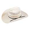 American Hat Co 6700 Fancy Vent Straw Hat - Ivory