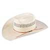 American Hat Co 7700 Two Tone Fancy Vent Straw Hat - Ivory/Tan