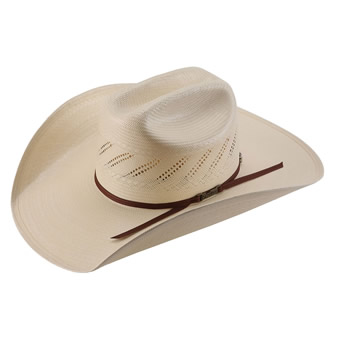 American Hat Co 20★ 7900 Fancy Vent Straw Hat - Ivory