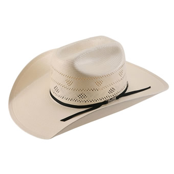 American Hat Co 20★ 8200 Fancy Vent Straw Hat - Ivory