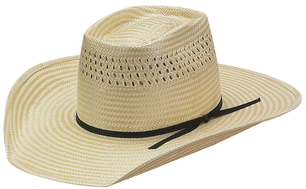 Pungo Ridge - American Hat Co Poli Rope Fancy Weave Neck Vented Straw ...