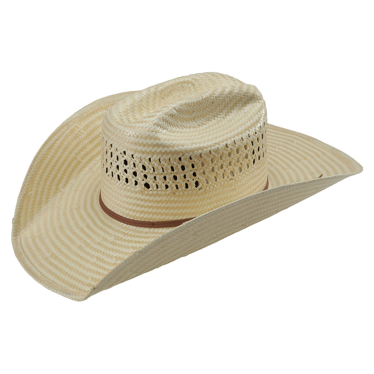 Pungo Ridge American Hat Co 840 Poli Rope Fancy Weave Neck Vented