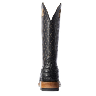 Ariat Men's Relentless Winner's Circle Caiman Belly Western Boots - Black #3