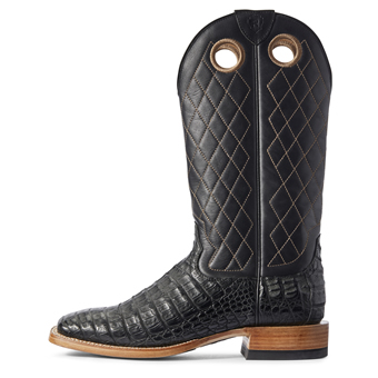 Ariat Men's Relentless Winner's Circle Caiman Belly Western Boots - Black #2