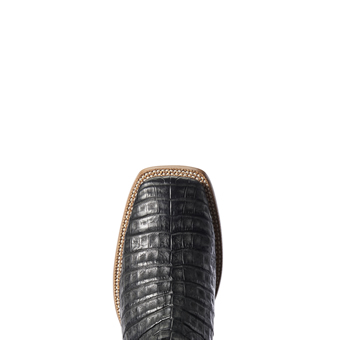 Ariat Men's Relentless Winner's Circle Caiman Belly Western Boots - Black #5