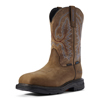 Ariat Mens WorkHog XT Waterproof Carbon Toe Work Boot - Distressed Brown