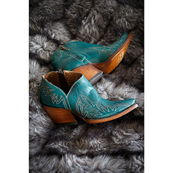 Ariat Women's Jolene Western Shorty Boot - Turkos #8