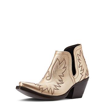 Ariat Women's Dixon Gold Buckle Western Shorty Boot