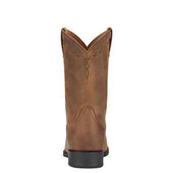 Ariat Men's Heritage Roper Boots- Distressed Brown #5