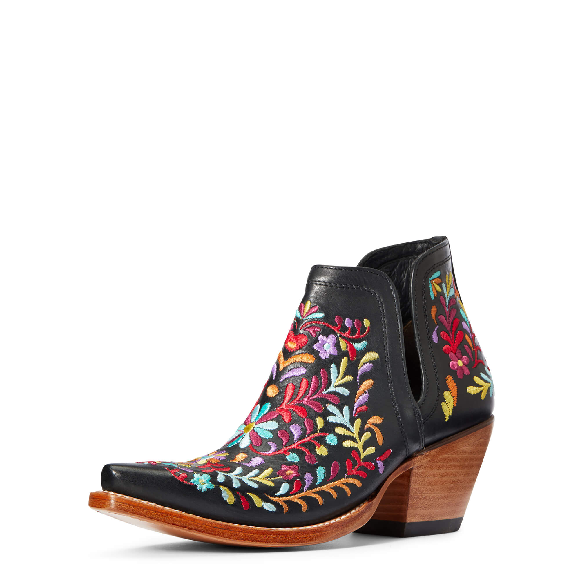 Pungo Ridge - Ariat Women's Dixon Floral Shorty Boot - Brooklyn Black ...