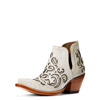 Ariat Women's Dixon Glitter Shorty Boot - Crackled White