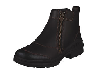 Ariat Women's Barnyard Side Zip Boot - Chocolate