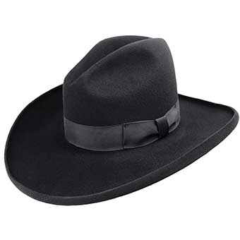 Bailey Clayton Western Felt Hat - Black #1