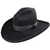 Bailey Clayton Western Felt Hat - Black