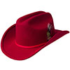 Bailey Bronco Jr Wool Youth Hat - Red