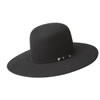 Bailey 20X Stellar Open Western Felt Hat - Black