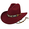 Bailey Hickstead Wool Hat - Cranberry