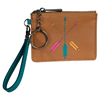Catchfly Mini Wallet w/Keychain & Embroidered Arrows