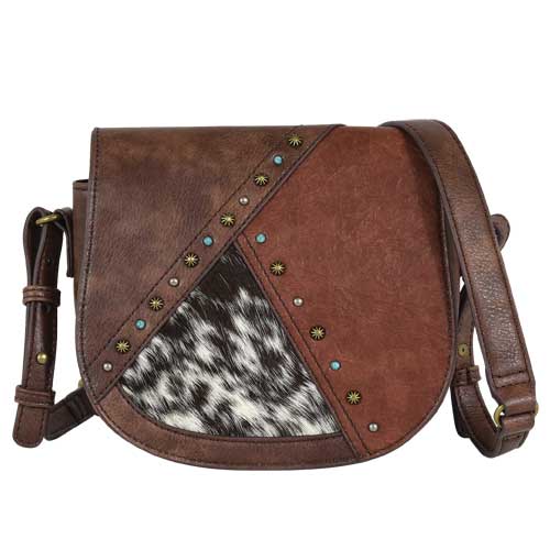 T.sheep Checker Cross Body Purse Bag Shoulder Messenger Bag for Men and Women,with Inner Pocket ,checkered PU Vegan Leather, Brown, Adult Unisex, Size
