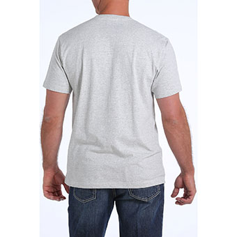 Cinch Men's Basic S/S Tee Shirt - Heather Grey #3