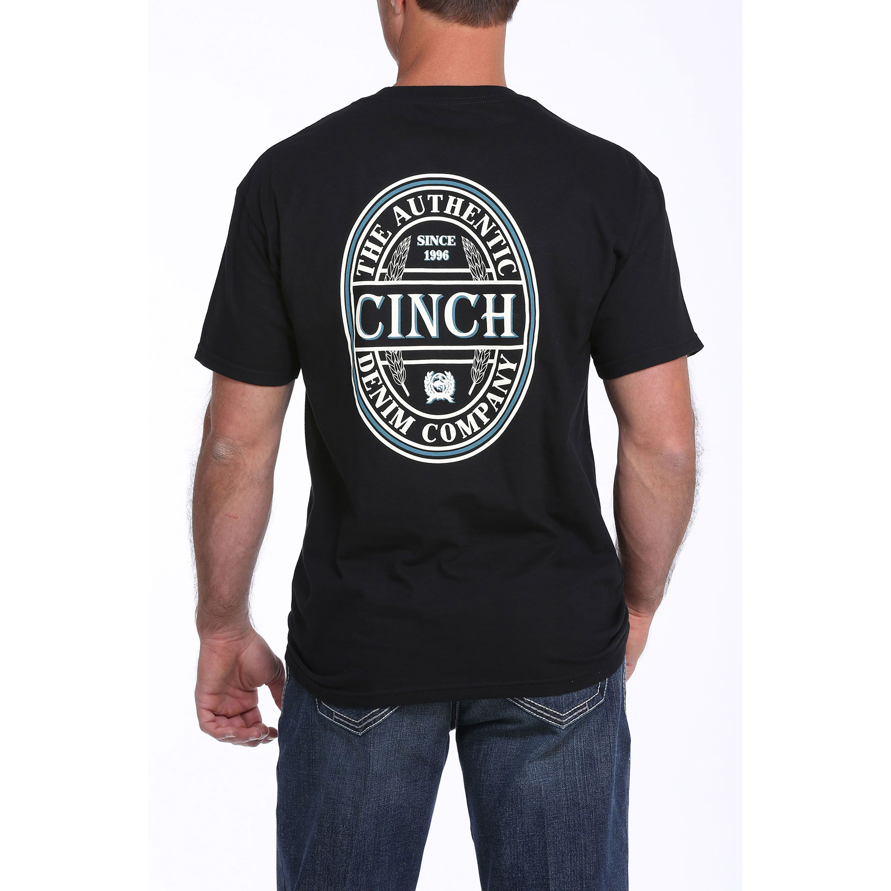 Pungo Ridge - Cinch Men's S/S 8/19 Logo Tee Shirt - Black, Cinch Men's ...