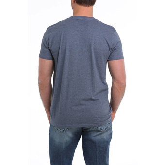 Cinch Men's S/S Tee Shirt - Heather Blue #3